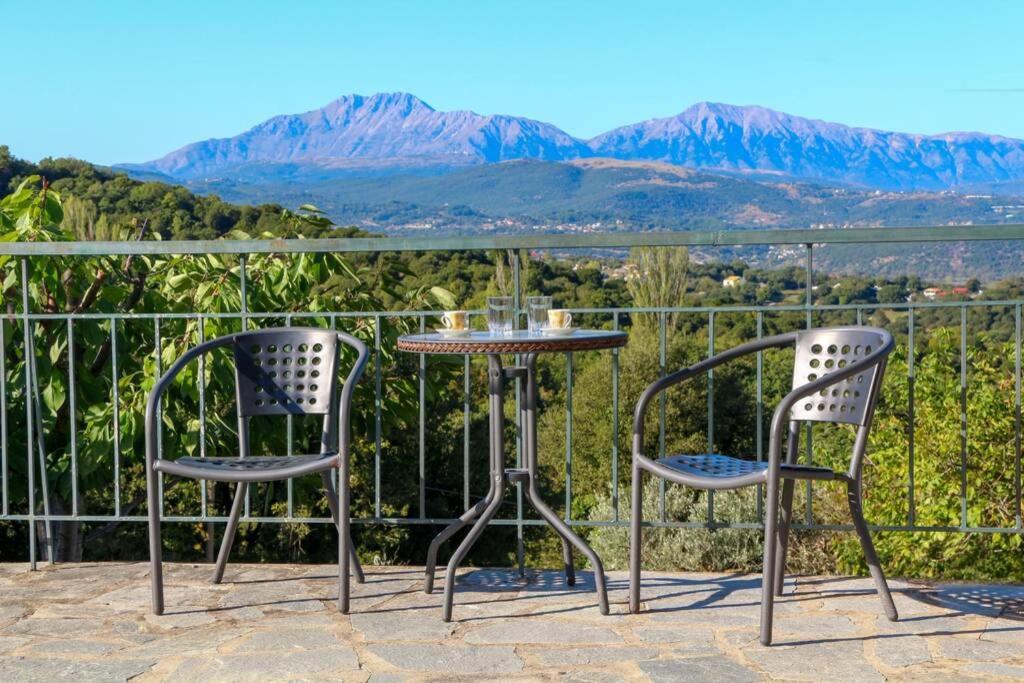 Breathtaking Lake View Cottage With A Fireplace Next To Ioannina City! Ngoại thất bức ảnh